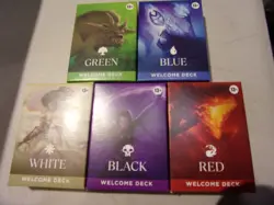MTG Magic The Gathering 2024 Welcome Deck Cards All 5 Colors- NEW in Box - Image 1