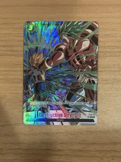 Destructive Strength FS03-16 1st Anniversary Promo Vegeta Broly Dragon Ball Card - Image 1