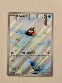 Snorunt 188/182 Paradox Rift Full Art Ultra Rare Holo Pokemon Card NM - Image 1