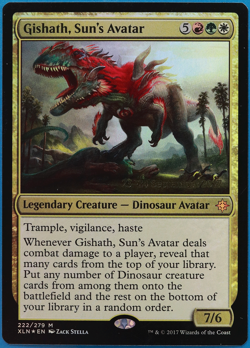 Gishath, Sun's Avatar (Prerelease) FOIL Ixalan Promos NM CARD (495294) ABUGames - Image 1