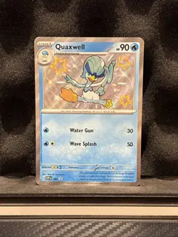 Quaxwell - SVP083 - Pokemon Scarlet & Violet Promo Ultra Rare Holo Card NM/VLP - Image 1