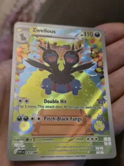 Zweilous 147/086 - S&V White Flare Illustration Rare - Pokemon TCG Card English - Image 2