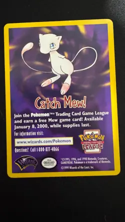Catch Mew Card Pokemon TCG Promo NM - Image 1
