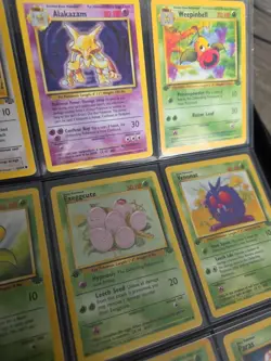 Vintage Pokemon Cards Wotc Rare 9 Lot 2 Holos Lp Alakazam Nidoking And 1st Ed - Image 3