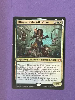 Ellivere of the Wild Court - Foil Mythic WOC 0002 Pack Fresh Card Condition MTG - Image 1