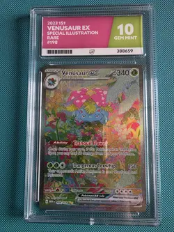 Pokemon TCG Venusaur EX Scarlet & Violet 151 Card 198/165 Sir Ace 10 - Image 1