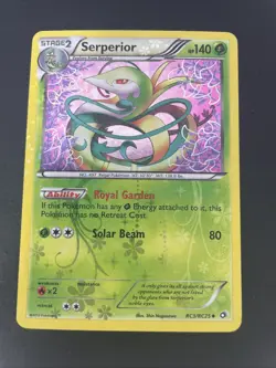Serperior RC3/RC25 Holo Pokemon Trading Card - Image 1