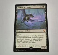 MTG Archon of Cruelty Modern Horizons 3 Commander NM Regular Card - Image 1