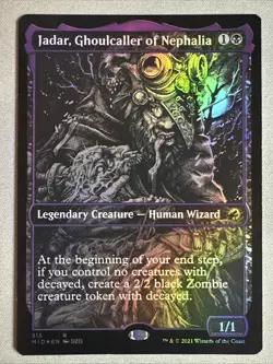 MTG / Jadar, Ghoulcaller of Nephalia / MID / #315 / FOIL / Rare / NM *w/Token - Image 1