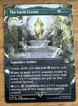 MTG Final Fantasy, The Earth Crystal - Borderless - Image 1