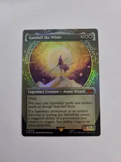 MTG Lord of the Rings-Gandalf the White Foil-NM-Showcase-305 - Image 1