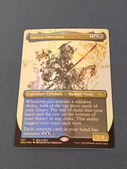 2022 MTG Magic The Gathering NEO Neon Dynasty Promo Foil #507 Satoru Umezawa - Image 1