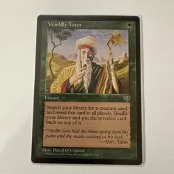 MTG: Mirage - Worldly Tutor - Magic The gathering - NM - Green Tutor - CEDH - Image 1