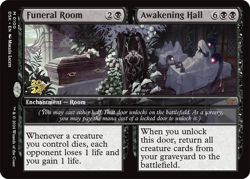 Funeral Room Awakening Hall Duskmourn: House of Horror Foil Prerelease Stamped - Image 1