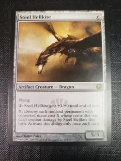 Steel Hellkite LP (#2) #205 Scars of Mirrodin MTG - Image 1