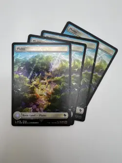 4x Plains (Chocobo Track Foil) Commander: Final Fantasy Foil - Image 1