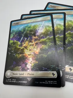 4x Plains (Chocobo Track Foil) Commander: Final Fantasy Foil - Image 2