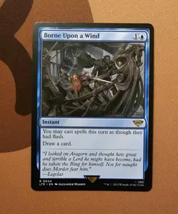 MTG Borne Upon a Wind x1 LP from Universes Beyond: the Lord of the Rings (LTR) - Image 1