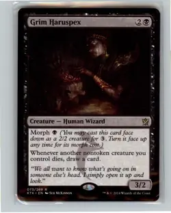 MTG Grim Haruspex R Khans of Tarkir 73 2019 NM Magic The Gathering - Image 1