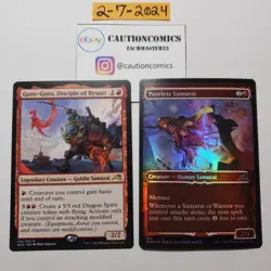 Goro-Goro, Disciple of Ryusei Kamigawa Neon Dynasty + Extra FOIL Samurai (Box11) - Image 1