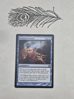 Memory Erosion X1 Commander Regular Non Foil MTG Magic The Gathering - Image 1