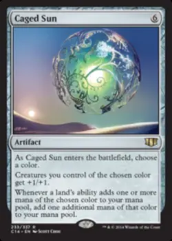 1x Caged Sun NM-Mint, English Commander 2014 MTG Magic - Image 1