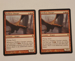 MTG Hellkite Charger Zendikar 131/249 Regular Rare x2 - Image 1