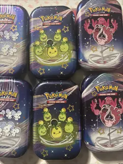Pokemon TCG Paldean Fates Empty Mini Tins- Set Of 10 - Image 5