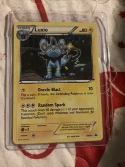 Pokemon TCG Holo Luxio Black Star Promo BW34 - Image 1