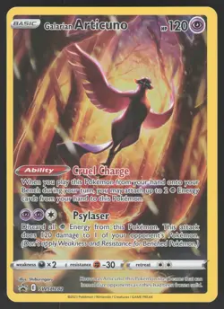 Galarian Articuno SWSH282 Promo Pokemon TCG Sword & Shield Promo NM - Image 1