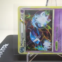 Pokemon TCG Unleashed Theme Deck Metagross 4/95 Cracked Ice Holo Rare LP - Image 3