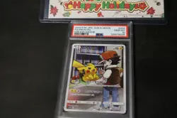 2019 Pokemon Pikachu Ash Japan Sun & Moon Dream League PSA 10 #054 CHR 8025 - Image 1