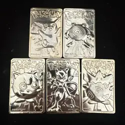 Gold Plated Bar Pokemon Lot Mewtwo/pikachu - All 5 Included - Image 2