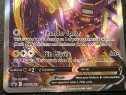 2021 Pokemon SWSH183 Jolteon V Black Star Promo Holo M10 - Image 2