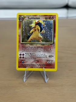 Pokemon Typhlosion 17/111 Unlimited Holo Rare Neo Genesis WOTC NM - Image 1