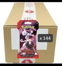 POKEMON DESTINED RIVALS SLEEVED BOOSTER PACK CASE - FACTORY SEALED - US ENGLISH - Image 1