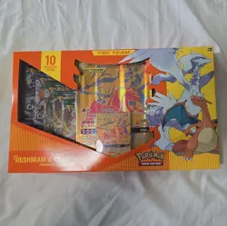 Pokemon Reshiram & Charizard GX Premium Collection - SEALED - LIGHT BOX DAMAGE - Image 1