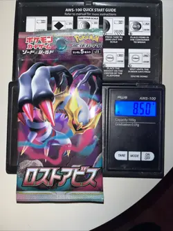Heavy 8.50g Pokemon Sealed Lost Abyss Booster Pack - Image 1