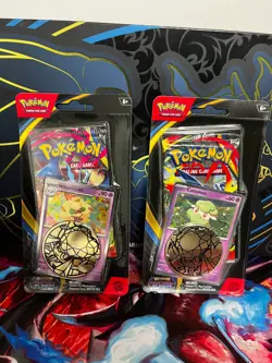 Pokemon Mega Evolution Phantasmal Flames Blister Pack w/Coin (Single pack) - Image 1