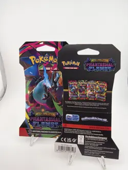 Pokemon TCG Mega Evolution Phantasmal Flames Sleeved Booster Pack NEW - Image 2