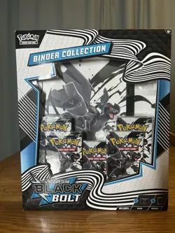 Pokemon Black Bolt Binder Collection - Scarlet & violet: Black Bolt (BLK) SEALED - Image 1