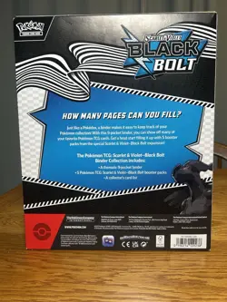Pokemon Black Bolt Binder Collection - Scarlet & violet: Black Bolt (BLK) SEALED - Image 3