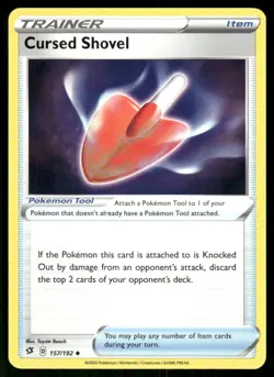 2020 Sword & Shield - Rebel Clash Cursed Shovel Uncommon #157 - Image 1