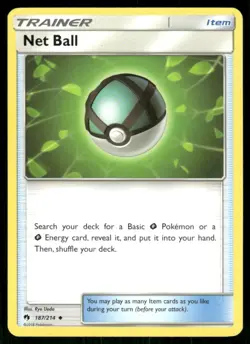 2018 Sun & Moon - Lost Thunder Net Ball Uncommon #187 - Image 1
