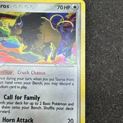 Pokemon TCG Tauros EX Crystal Guardians 12/100 Holo Rare NM - Image 5