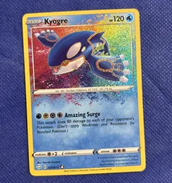 Pokemon TCG Kyogre 021/072 Amazing Rare Shining Fates Holo - NM - Image 1