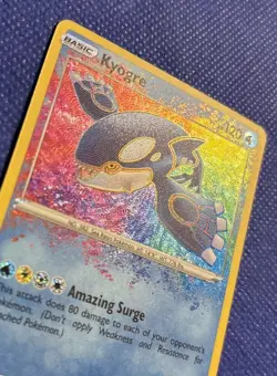 Pokemon TCG Kyogre 021/072 Amazing Rare Shining Fates Holo - NM - Image 3