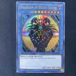 YUGIOH! MAGICIAN OF BLACK CHAOS - ULTRA RARE - 1ST EDITION - SBTK-EN001 NM - Image 1