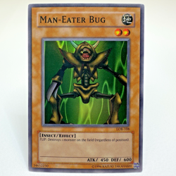 Yugioh Man-Eater Bug LOB-108 Unlimited Super Rare Holo - NM-MINT - Image 1