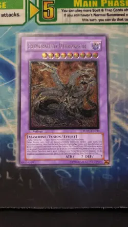 Yugioh GERMAN Chimeratech Overdragon POTD-DE034 1st Edition Ultimate Rare MP - Image 1